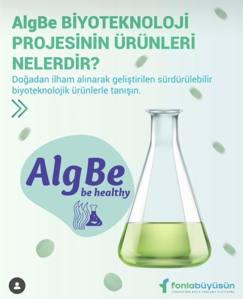 AlgBe BİYOTEKNOLOJİ PROJESİNİN ÜRÜNLERİ NELERDİR?