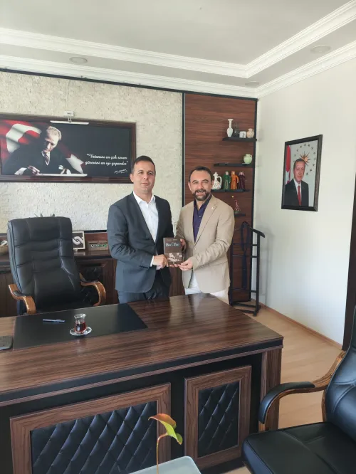 Yüksekokul Yönetimimizden Rize Vali Yardımcılığına Atanan Kaymakamımız Sn. Metin Eyyüpkoca’ya Veda Ziyareti