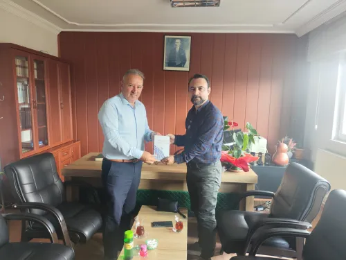 Yüksekokul Yönetiminden İlçe Kurum Amirlerine İade-i Ziyaret