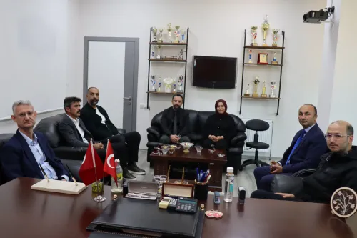 Rektör Yardımcımız Prof. Dr. Ömer Tekşen ve Üniversite Yönetiminden Yüksekokulumuza Ziyaret