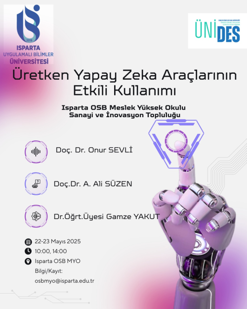 Üretken Yapay Zeka Araçlarının Etkili Kullanımı Eğitimi