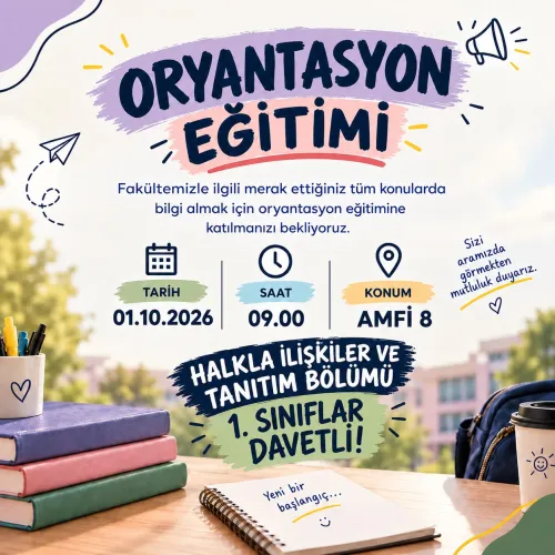 Halkla İlişkiler ve Tanıtım Bölümü Oryantasyon Eğitimi(1.Sınıflara Özel)
