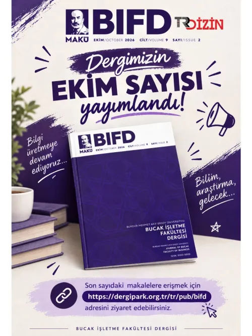 Bucak İşletme Fakültesi Dergisi’nin Yeni Sayısı Yayımlandı