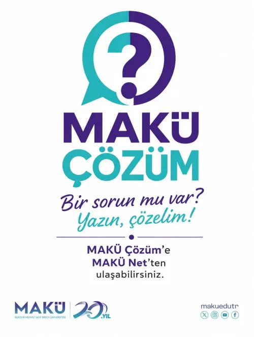 MAKÜ Çözüm