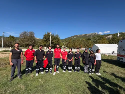 Acil Yardım ve Afet Yönetimi Bölümü Öğrencilerimiz UMKE Tatbikatına Katıldı