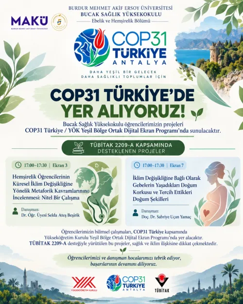🌍🌿 COP31 TÜRKİYE’DE BİZ DE VARIZ!