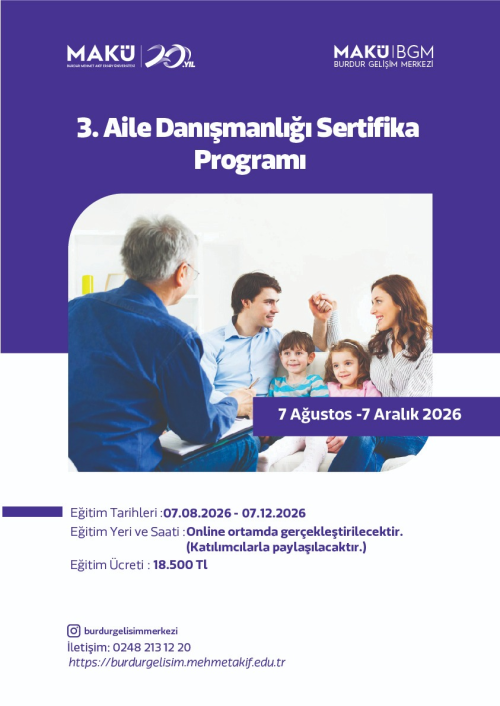 Aile Danışmanlığı Sertifika Programı