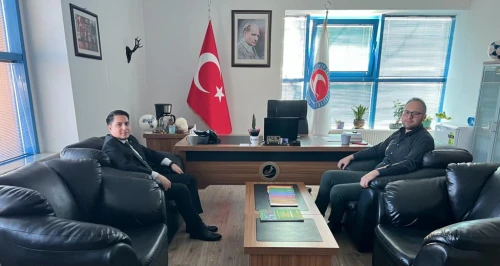 Burdur Çavdır Kaymakamımız Mustafa GÖVERCİN, Merkez müdürümüze hayırlı olsun ziyaretinde bulundular.