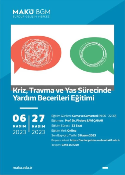 Training in Crisis, Trauma, and Bereavement Support Skills