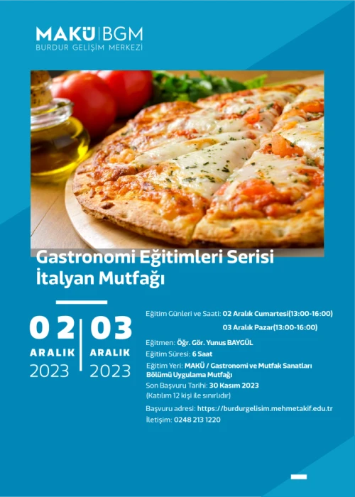 Gastronomy Education Series: Italian Cuisine