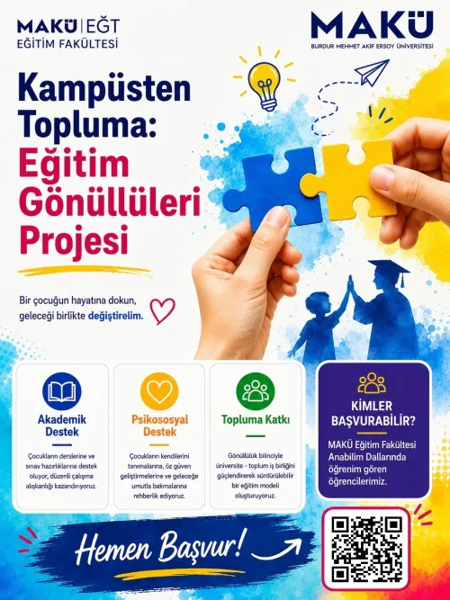 Kampüsten Topluma: Eğitim Gönüllüleri Projesi