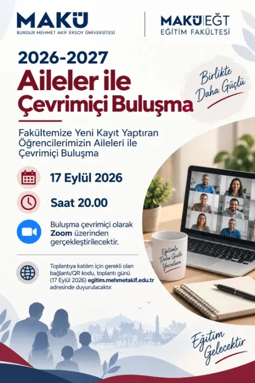 Ailelerle Çevrimiçi Buluşma