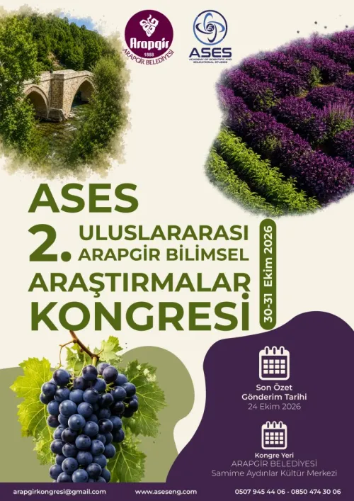 ASES II. Uluslararası Arapgir Bilimsel Araştırmalar Kongresi
