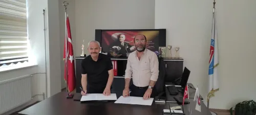 A Cooperation Protocol was signed between Bucak Emin Gülmez Technical Sciences Vocational School and Nanecioğlu News Agency.