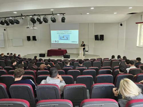 Meslek Yüksekokulumuzda Siber Güvenlik ve Dolandırıcılıkla Mücadele Konulu Bilgilendirme Yapıldı