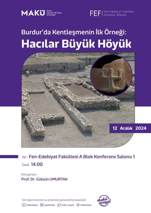 Burdur'da Kentleşmenin İlk Örneği: Hacılar Büyük Höyük