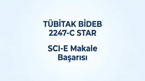 TÜBİTAK BİDEB 2247-C STAR: SCI-E MAKALE BAŞARISI