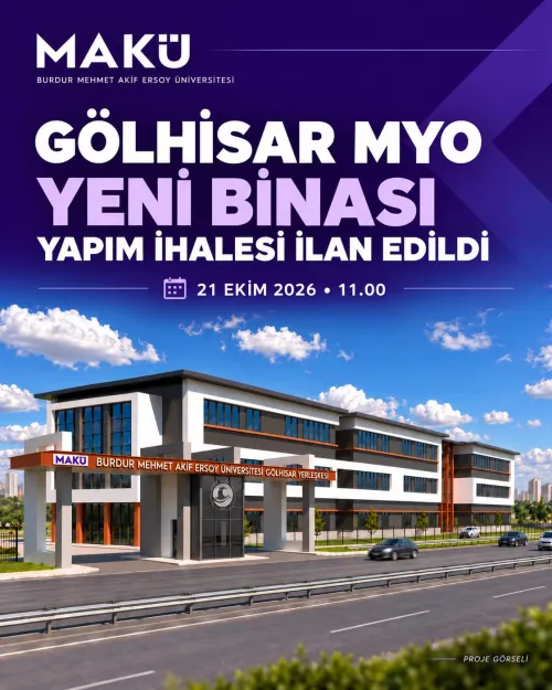 Gölhisar MYO Yeni Binası İçin İhale İlanı Yayımlandı