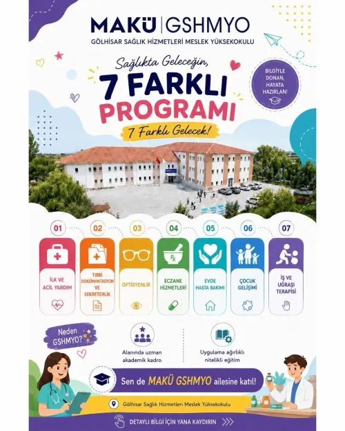 Kariyerine yön verecek sağlık programlarını keşfetmeye hazır mısın?