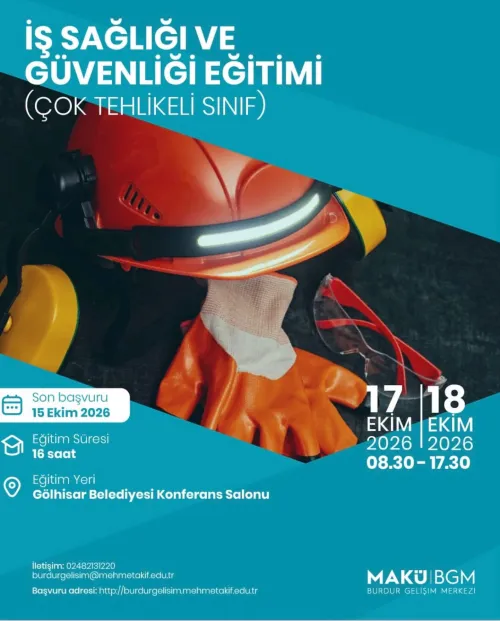 İş Sağlığı ve Güvenliği Eğitimi