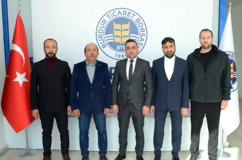 Meslek Yüksekokulu Eğitim İş Birliği Protokolü Kapsamında Burdur Ticaret Borsası'na Hayırlı Olsun Ziyareti