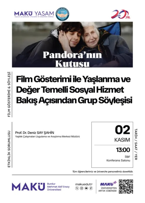 Film Gösterimi ile Yaşlanma ve Değer Temelli Sosyal Hizmet Bakış Açısından Grup Söyleşisi