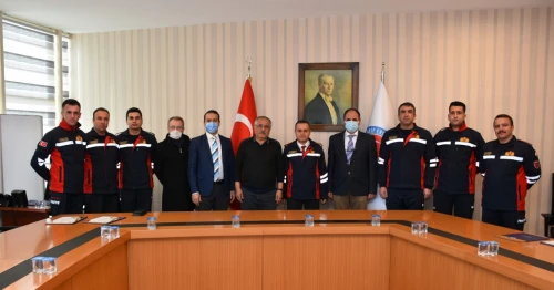 İSG Koordinatörü Acar, Söndürme Eğitimi Sonrası Teşekkür Belgesi Verdi