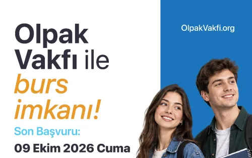 OLPAK Vakfı ile Burs İmkanı