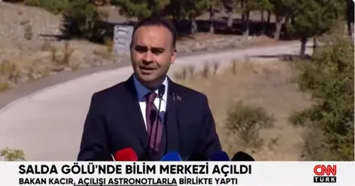 CNN TURK - A SCIENCE CENTER OPENED AT SALDA LAKE