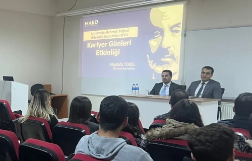 Altınyayla District Governor Mustafa TOKEL - Within the scope of Career Days Events, visited our school.