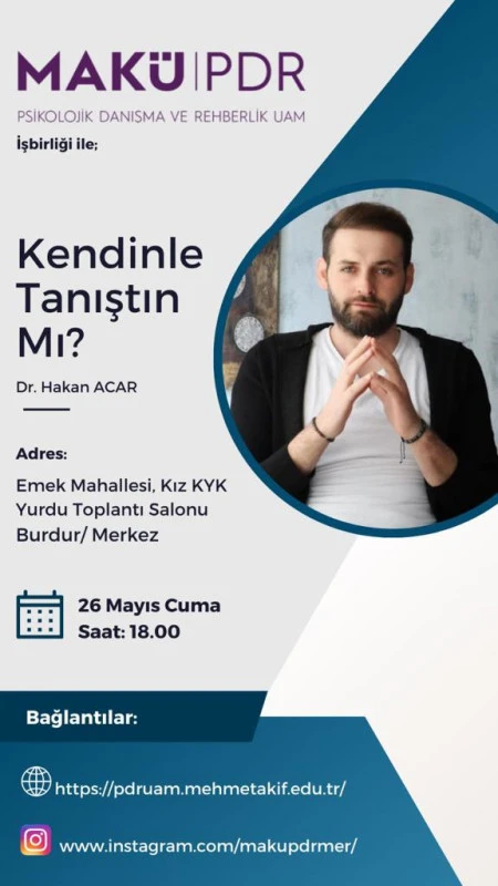 "Kendinle Tanıştın mı?"