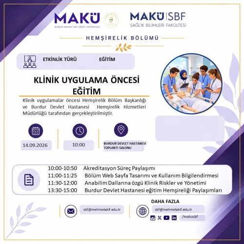 Klinik Uygulama Öncesi Eğitim