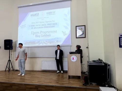 Hemşirelik Bölümünde Yeni Öğrencilere Yönelik Uyum Programı Gerçekleştirildi