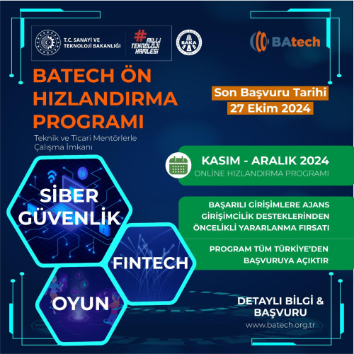 BATECH – Girişimcilik Ekosistemi ve Destek Programları Bilgilendirme