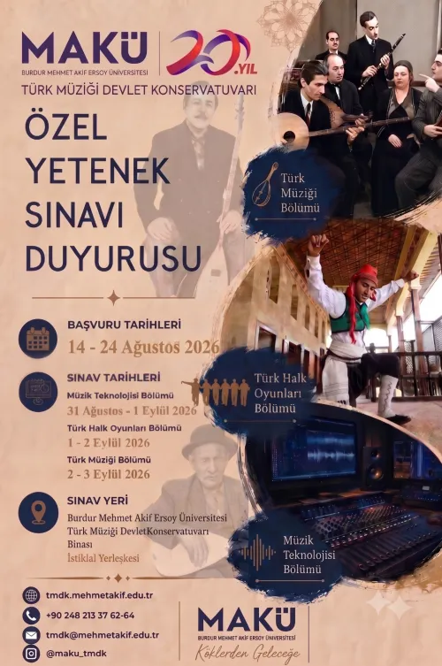 2026-2027 Eğitim-Öğretim Yılı Özel Yetenek Sınavı Başvuru Kılavuzu