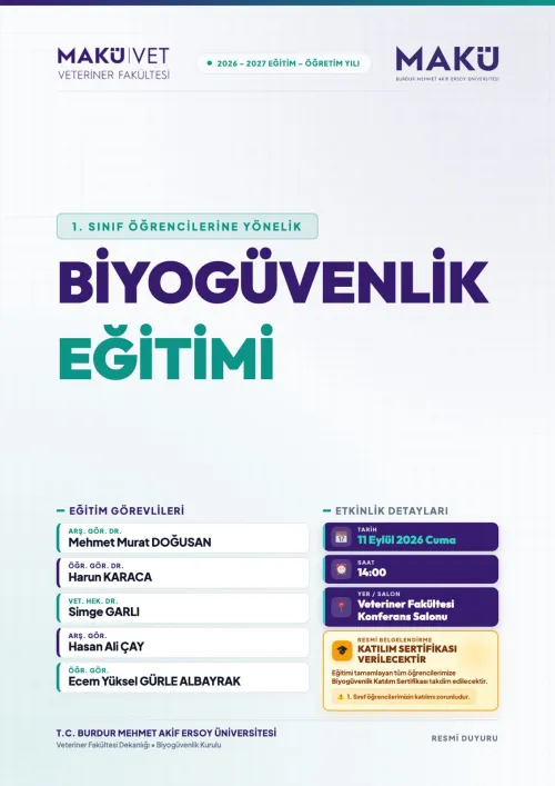 Biyogüvenlik Eğitimi